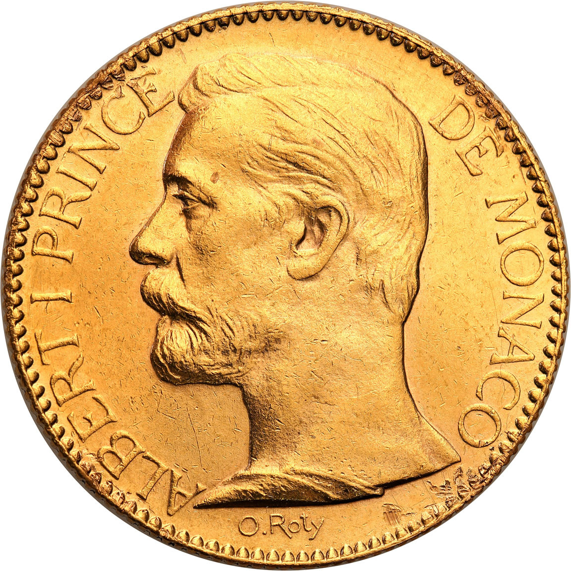 Monako.  Albert I. (1889-1922). 100 franków 1895